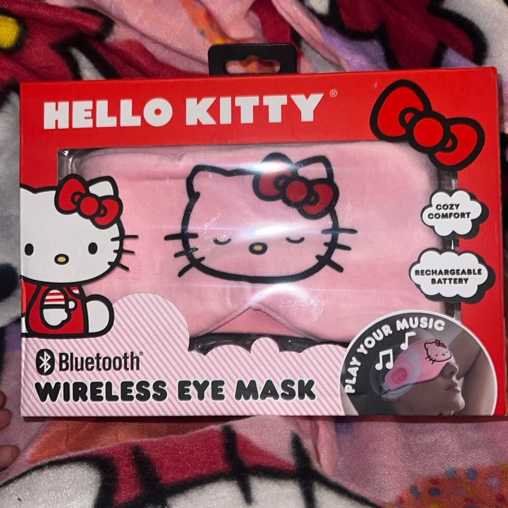 Hello kitty Bluetooth Sleeping mask.